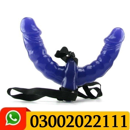 Blue Double Penetration Dildo Strap on 13 Inch Dildo Double Dildo Strap on for Lesbians
