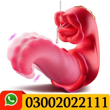 Double Tongue Vibrator Clit Licking Stimulator