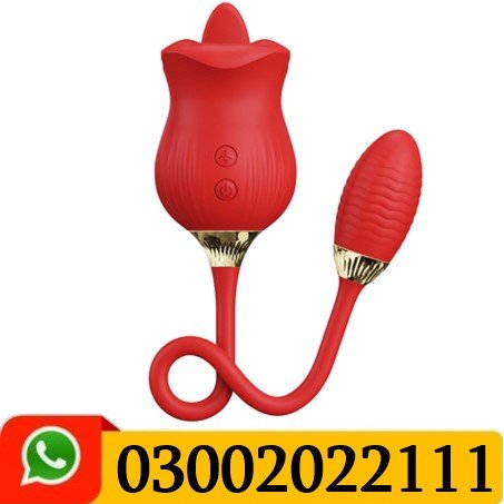 Rose Lip Tongue Licker With Vibrating Bullet
