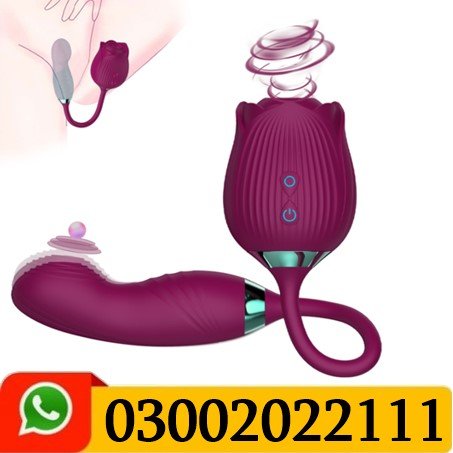 Rose Sucking Toy With Flapping Vibrator In Pakistan