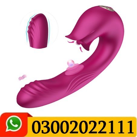 Tongue Licking G-Spot Vibrator With Tapping Function In Pakistan