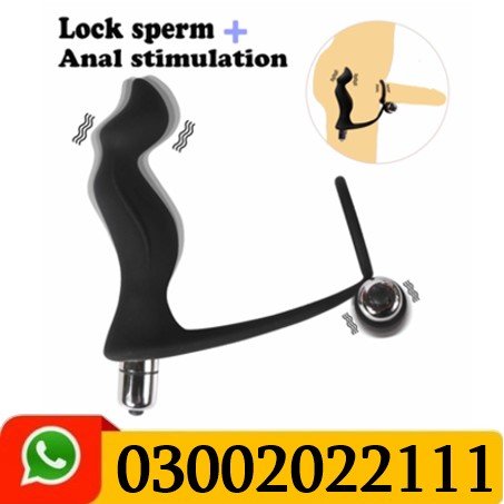 Ass-Gasm Waterproof Anal Stimulation Vibrator With CockRing