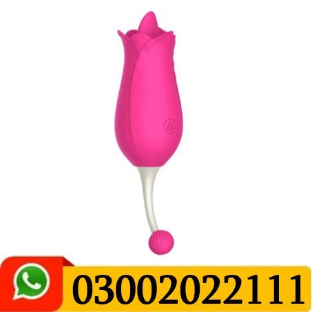 Clit Stimulator Flicking Tongue Vibrator Black Rose Shape In Pakistan
