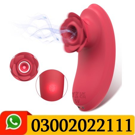 Rose Clitoral Suction Moisture Blow Vibrator In Pakistan