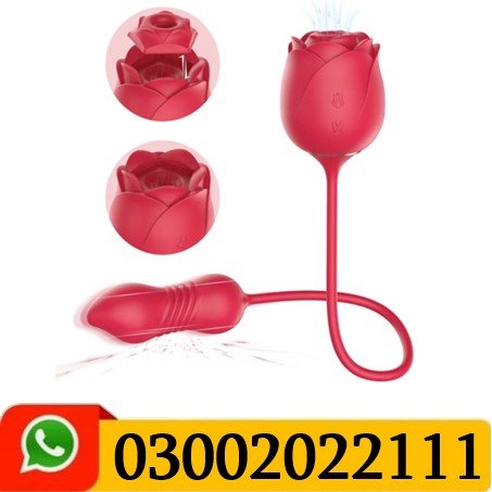 Rose Sucking Toy With Vibrating Bullet In Pakistan