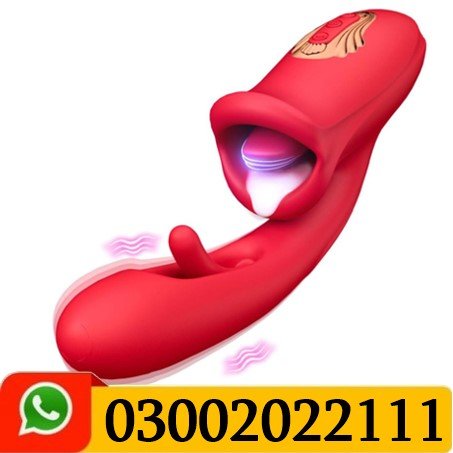 Tongue G-spot Vibrator With Clit Flapping