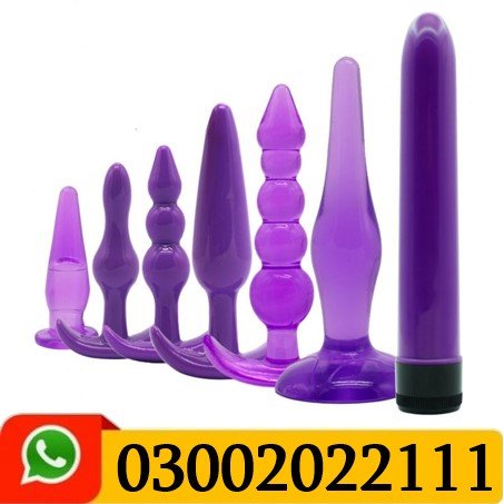Triple Anal Butt Plug Training 7PCS Kits