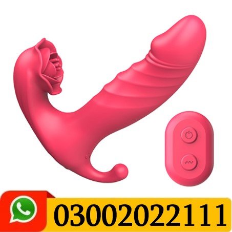 Wearable Clit Stimulator With Thrusting Vibrator