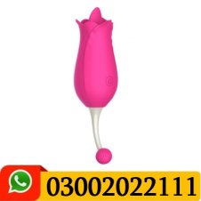 Clit Stimulator Flicking Tongue Vibrator Black Rose Shape In Pakistan